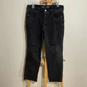 Old Navy Black Straight Leg Jeans